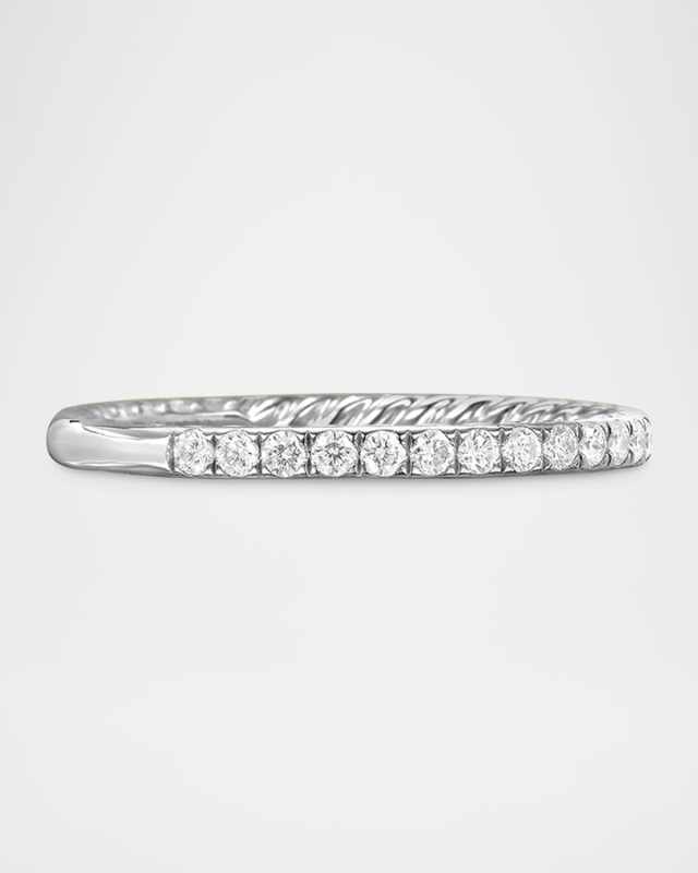 DY Eden Eternity Wedding Band Ring with Diamonds and Platinum